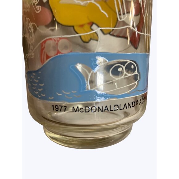 Vintage 1977 McDonalds Collectible Glass Set With Retro Ronald Mcdonald Graphic - Picture 5 of 11